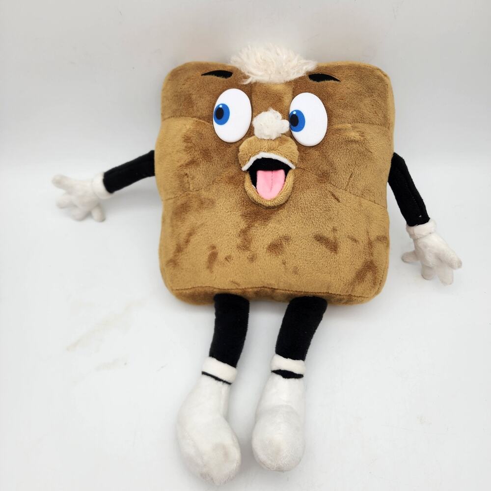 Runaway Beignet Plush Stuffed Toy 12" Cafe Du Monde NOLA Book Side Eye Donut